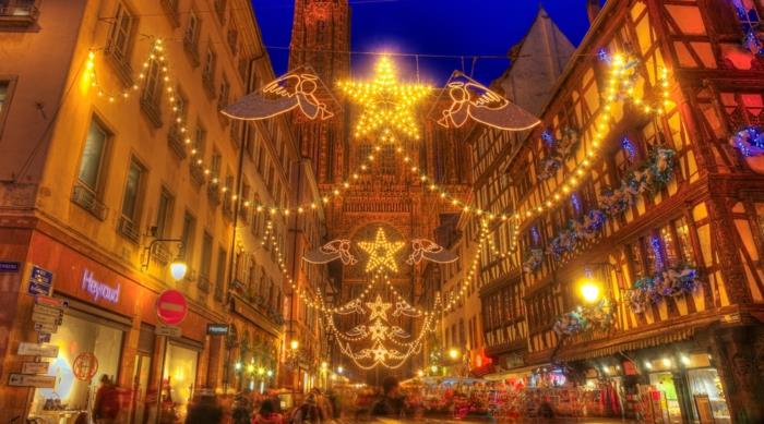 kauneimmat joulumarkkinat joulukoristeet strassbourg ranska sisäänkäynti