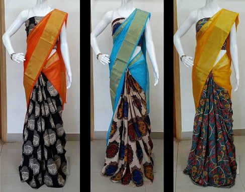 Kalamkari Half Sarees