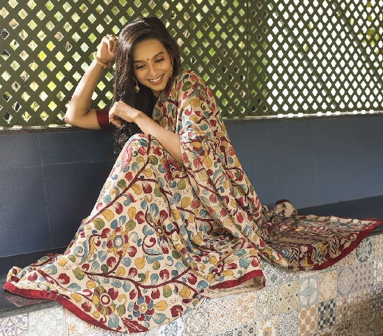 Kalamkari Crepe Sarees