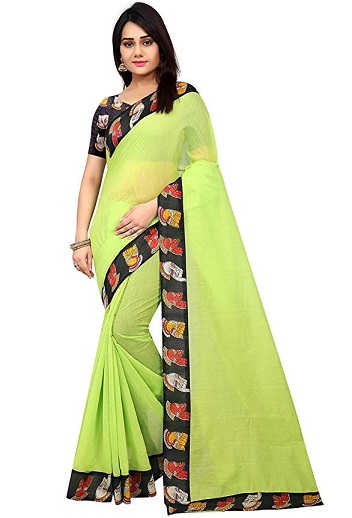 Kalamkari Border Sarees