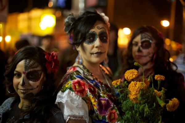 digitaalivalokuva Meksikon festivaali dia de los muertos