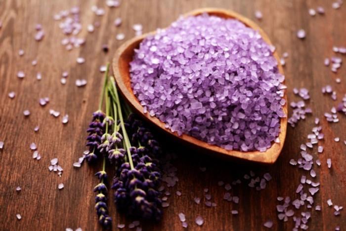 DIY kylpy suolat laventeli