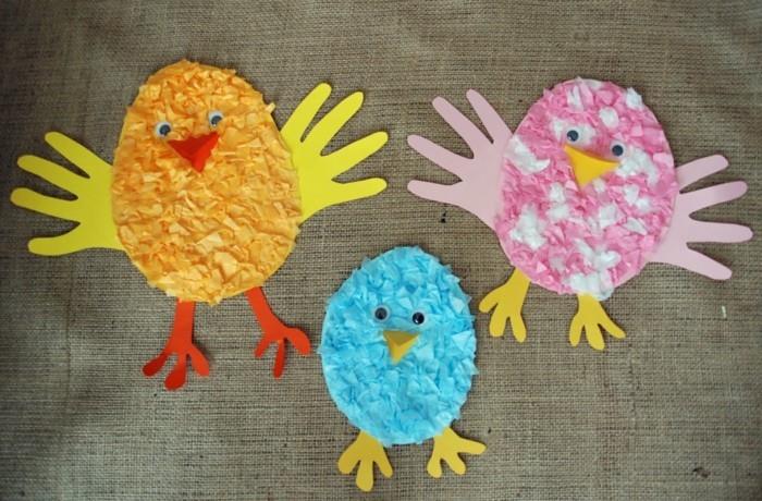 DIY tinker idea ideat poikaset värillisestä paperista lapsille