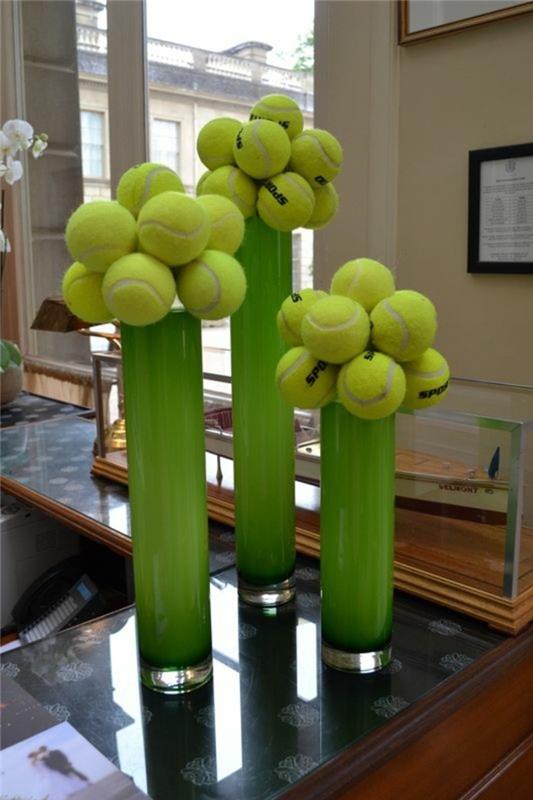 DIY -koristelu tennispalloilla
