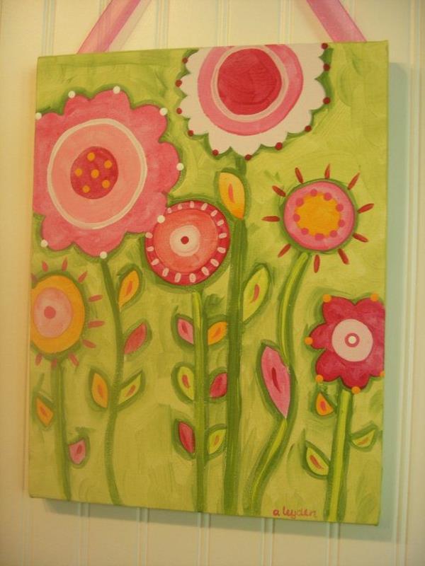 deco -ideoita kevään koristeluita lasten maalaamiseen