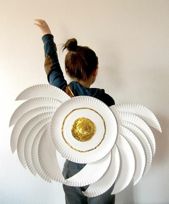 DIY -karnevaaliasut lapsille paperilautasilla