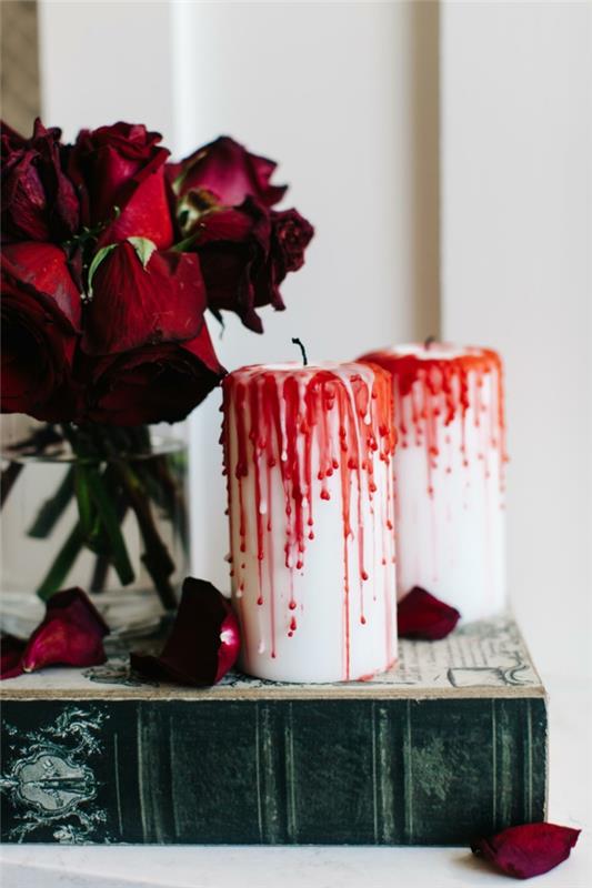 DIY Halloween -sisustusideat tekevät väärennetyn veren itse