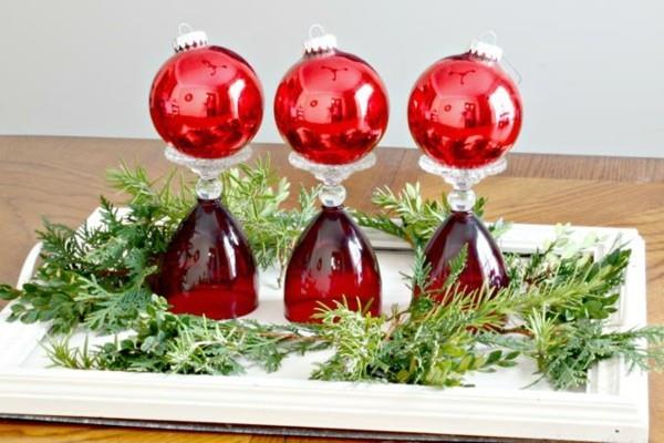 DIY -ideoita viinilasien kanssa jouluun