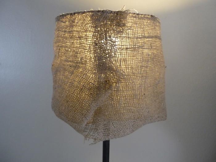 diy lampunvarjostin pisteitä juutti
