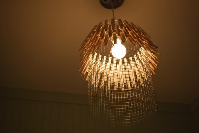 diy lampunvarjostin pisteitä juutti negatiivinen näpertely paperilla tinker kanssa paperikuppi tinker pyykkipojat