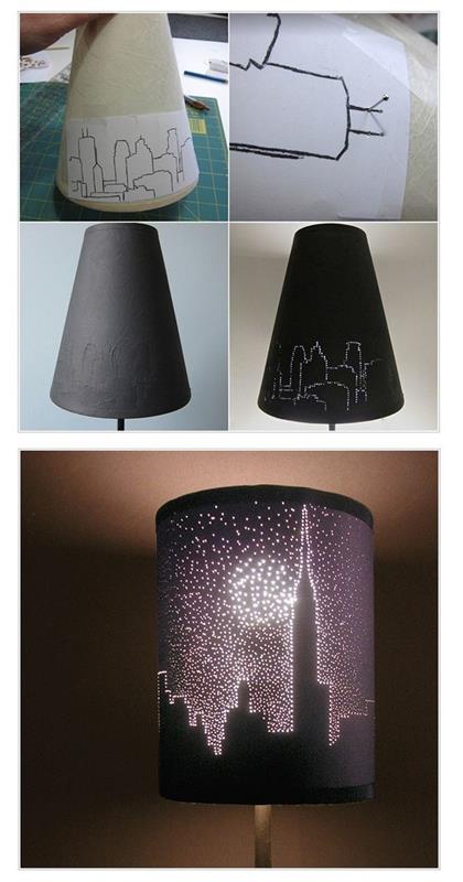 diy lampunvarjostimen pisteet