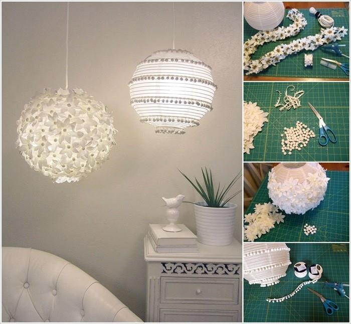 DIY lampunvarjostin kierrätysideoita luovasti suunnittele paperi lampignon parittaja