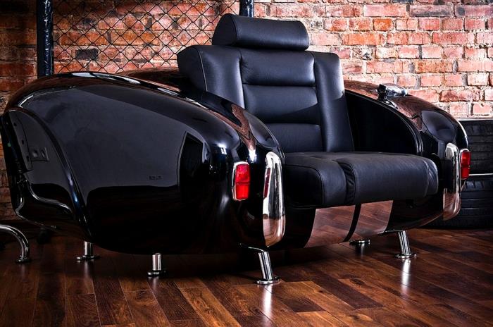 DIY huonekalut auto osat nahka sohva ylelliset kiiltävät auto osat