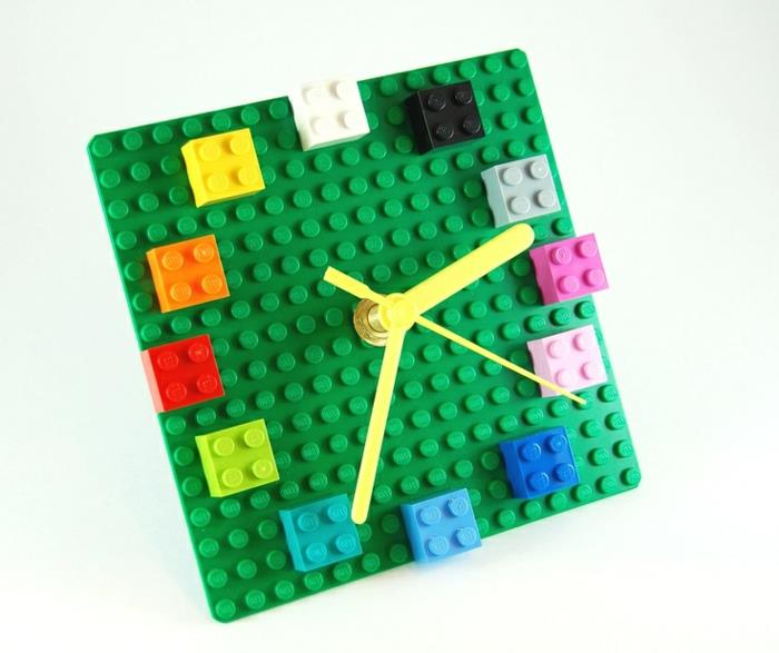 DIY -projektit lego tiilet seinäkello tee itse