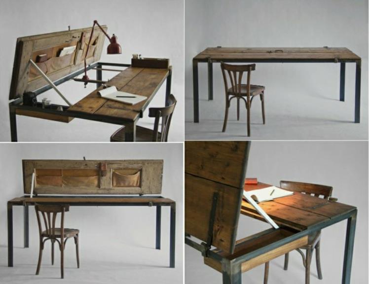 diy desks viileät työpöydät