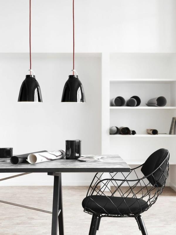 tanskalaiset designkalusteet cecilie manz caravaggio riippuvalaisimet ruokasali