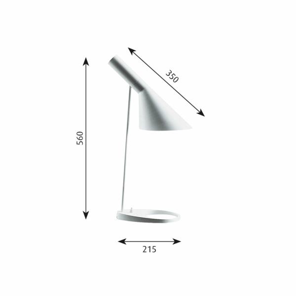 Tanskalaiset designkalusteet Arne Jacobsen aj -lampun mitat