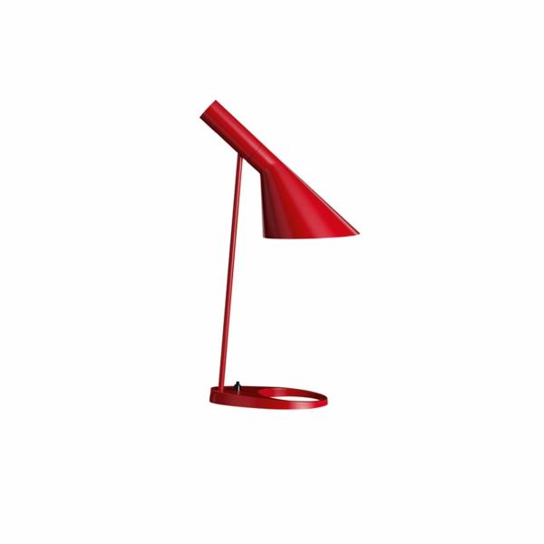 Tanskalaiset designkalusteet Arne Jacobsen aj -lamppu punainen