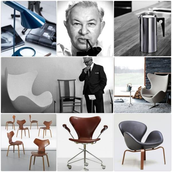 Tanskalaiset designkalusteet Arne Jacobsen