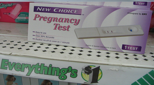 Dolláráru terhességi teszt