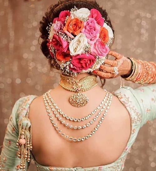 bedste indiske brude frisure