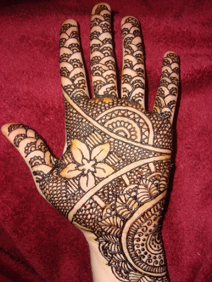 Mønstrede Dulhan Mehndi Designs