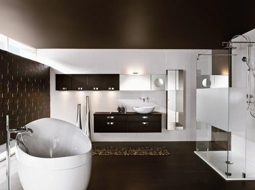 tummat kylpyhuoneen suunnitteluideat minimalistinen moderni