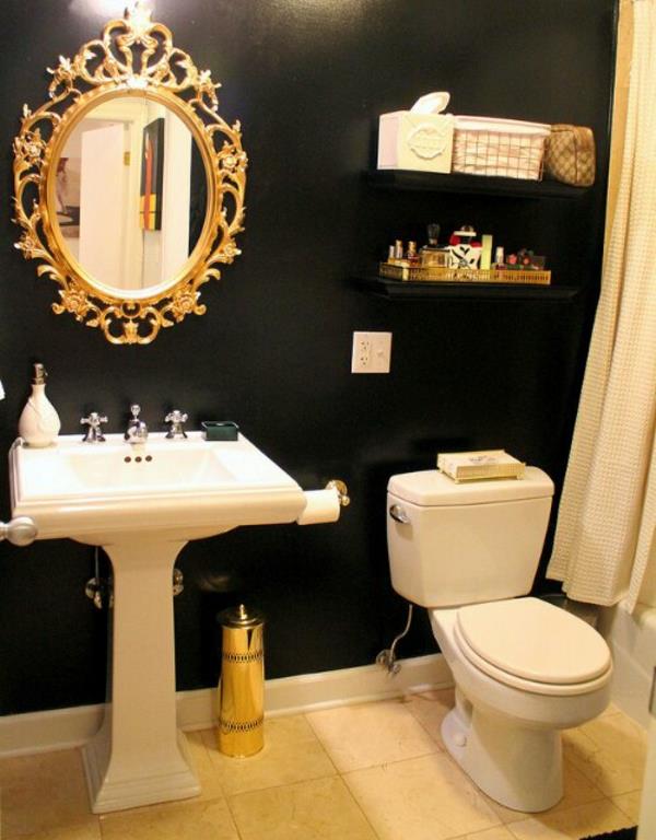 tummat läiskät peili klassiset koristeet kylpyhuoneen pesuallas