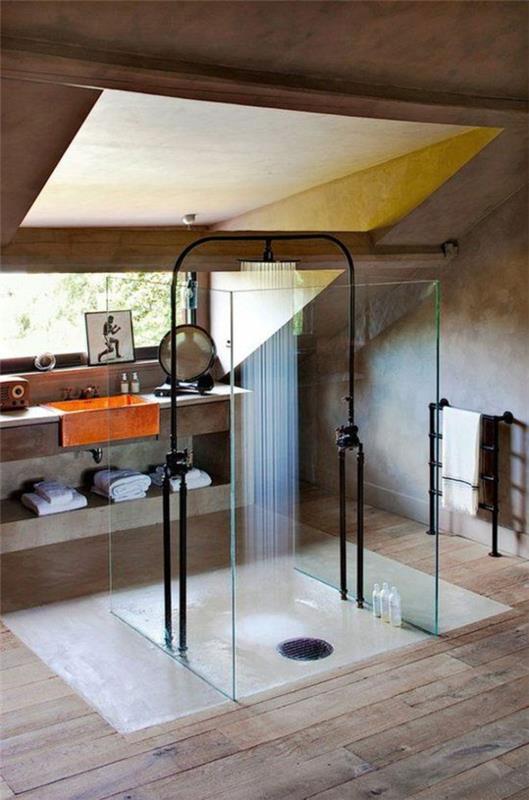 suihku remontoida musta kylpyhuonehana moderni sadesuihku