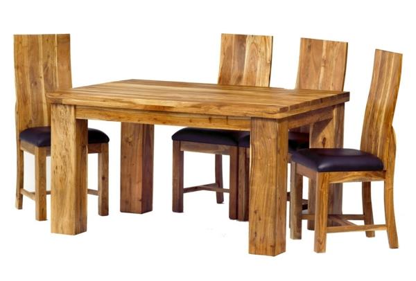 aidot puukalusteet ruokapöydän tuolit