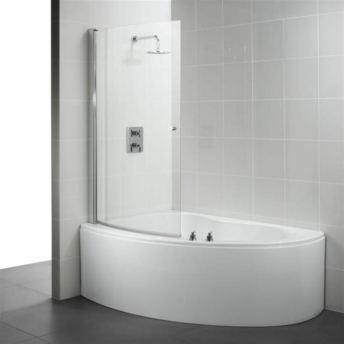 kulma -suihku moderni kylpyhuone