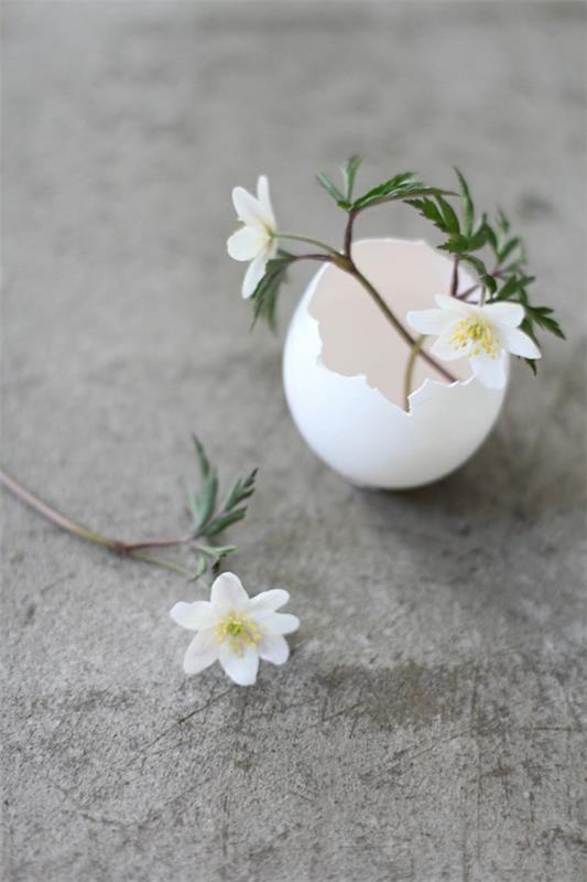 ideoita muna maljakoita pääsiäisen koristeluun