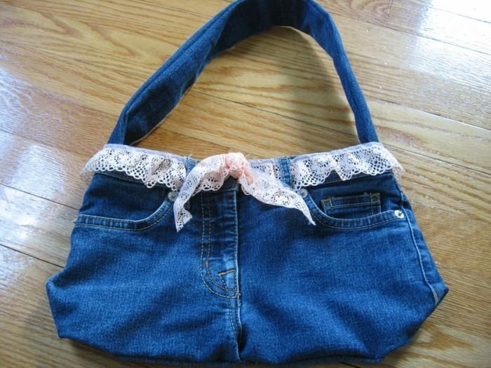 helpot käsityöideat laukku denim diy