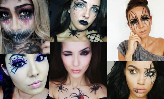 yksinkertaisia ​​halloween -meikki -ideoita noita meikki