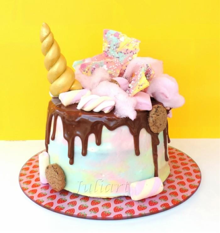 Yksisarvinen kakkuideat juhlivat lasten syntymäpäivää