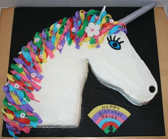 yksisarvinen kakku lapsille syntymäpäiväideoita fondantti kermakakku