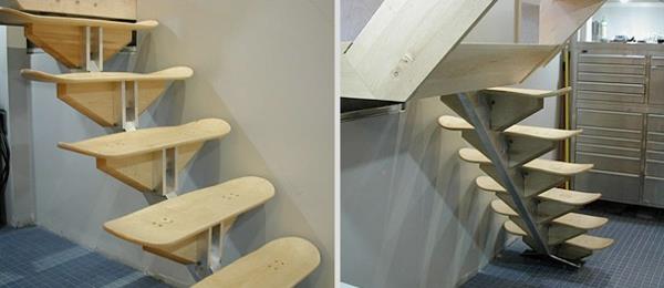 ainutlaatuinen portaiden rullalautojen suunnittelu