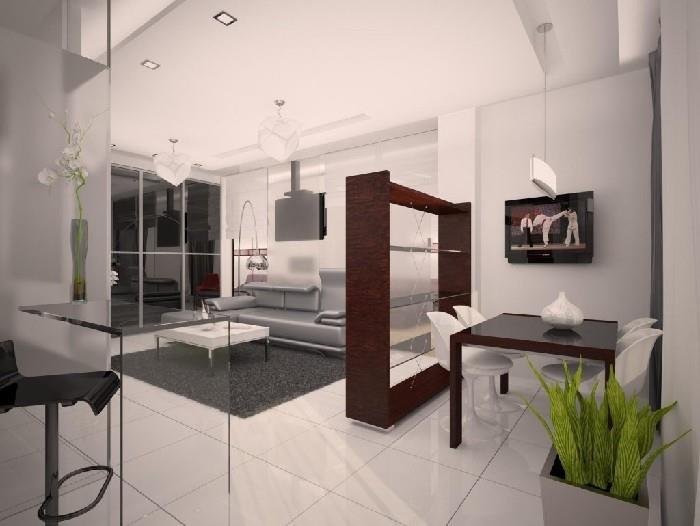 sisustaminen pienet huoneistot design ylellisyyttä