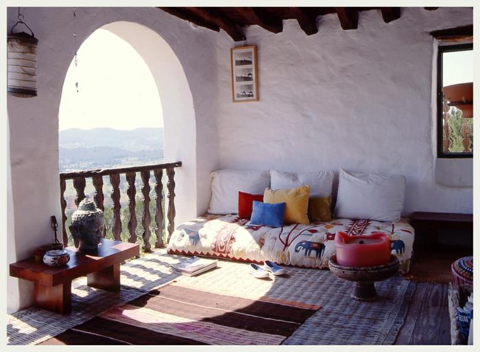 sisustusesimerkit sisustussuunnittelu elävä tyylikkyys aasia huoneisto sisustusesimerkit aasialainen intia henki värikäs sisustus