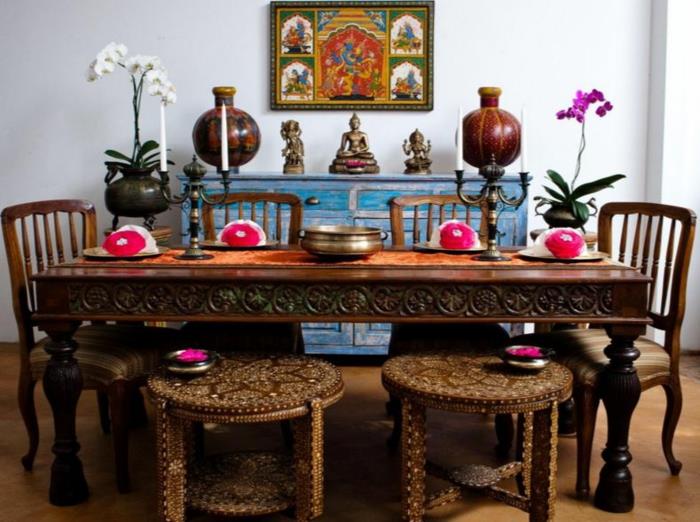 sisustusesimerkit sisustussuunnittelu elävä tunnelma aasia huoneisto sisustusesimerkit aasialainen intia olohuone sisustus