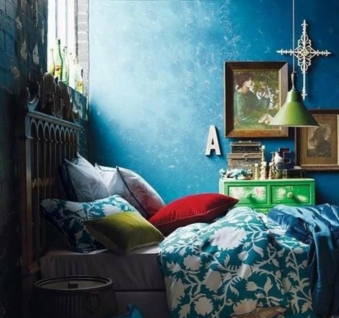 väri turkoosi väri suunnittelu esimerkkejä huonekalut trendi väri seinän suunnittelu seinän suunnittelu sinivihreä värikäs