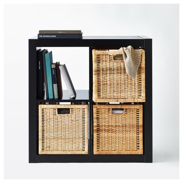 sisustusesimerkit paju korit rottinkikorit säilytyskorit hyllykorit kallx ikea