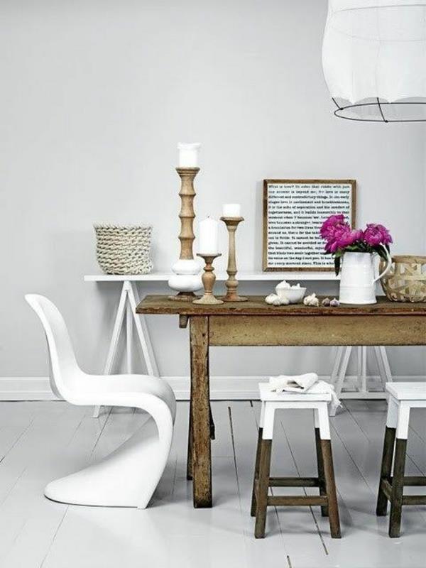 sisustusideoita huonekalut moderni valkoinen tuoli