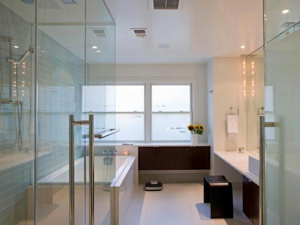 sisustusideoita moderni kylpyhuoneen suihkukaappi