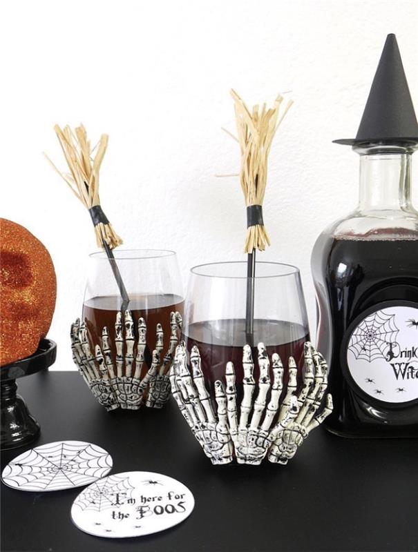 yksi suuri lasit halloween koristelu