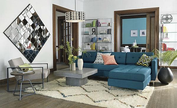 eklektinen tyyli olohuoneen sohva moderni