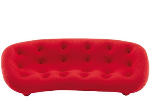 joustava pehmeä sohvan rakenne punainen väri