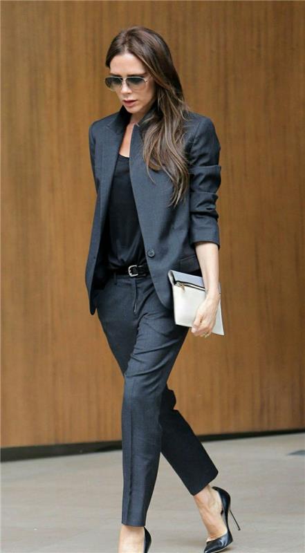 tyylikäs liike muoti naisten takki naisten muoti Victoria Beckham