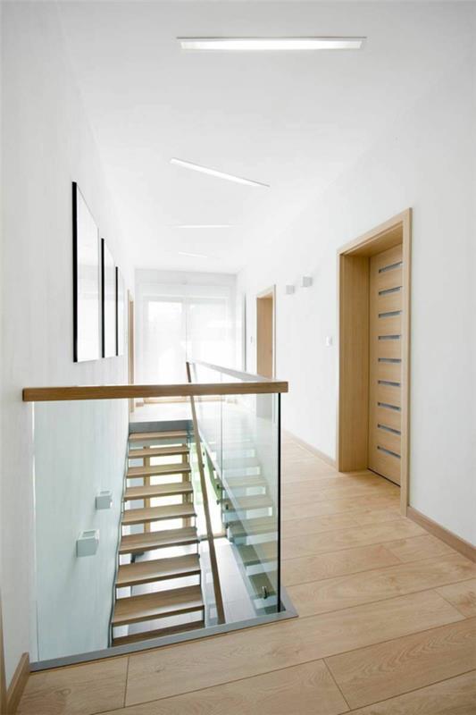 tyylikäs minimalistinen design -talo portaikkoon