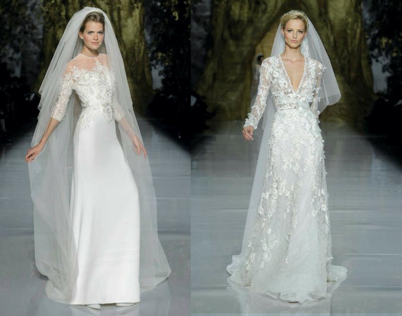 elie saab morsiamen muoti morsiamen kampaus huntua